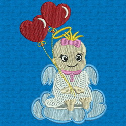 Baby Angel 02 machine embroidery designs