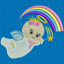 Baby Angel 05 machine embroidery designs