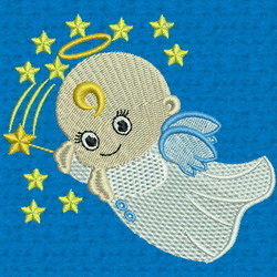 Baby Angel 08 machine embroidery designs