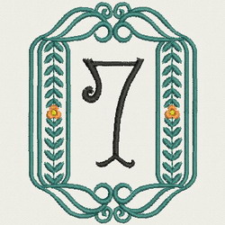 Heirloom Number 7 machine embroidery designs