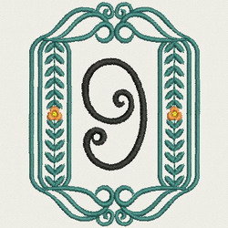 Heirloom Number 9 machine embroidery designs