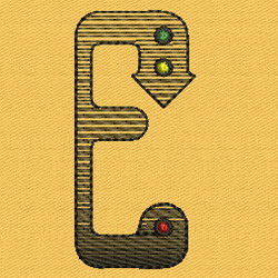 Gemless Alphabet E-sm machine embroidery designs