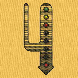 Gemless Alphabet Y-sm machine embroidery designs
