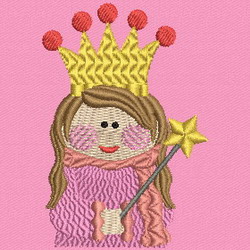 Pink Princess 07 machine embroidery designs