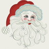 Vintage Santa Face(LG) 01