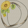Sunflower Alphabet-D
