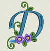 Flower Alphabet-d