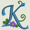 Flower Alphabet-k