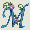 Flower Alphabet-m