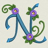 Flower Alphabet-n