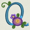 Flower Alphabet-q