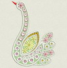Fancy Floral Swan 02