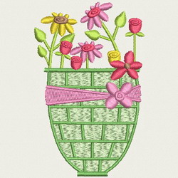 Baskets machine embroidery designs