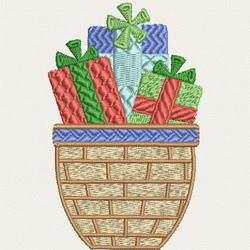 Baskets machine embroidery designs