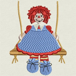 Annie Girl 12 machine embroidery designs