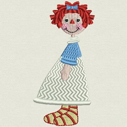 Annie Girl 21 machine embroidery designs