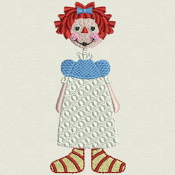 Annie Girl 22 machine embroidery designs