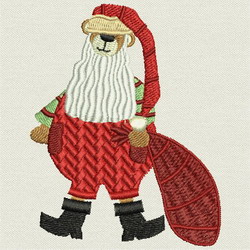 Beary Christmas II-02 machine embroidery designs