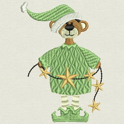 Beary Christmas II-04 machine embroidery designs