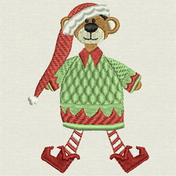 Beary Christmas II-06 machine embroidery designs