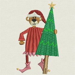 Beary Christmas II-07 machine embroidery designs