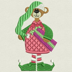 Beary Christmas II-25 machine embroidery designs