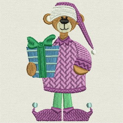 Beary Christmas II-26 machine embroidery designs