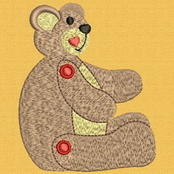 Button Bears 11 machine embroidery designs