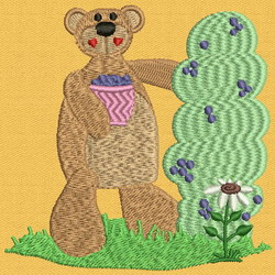 Button Bears 19 machine embroidery designs