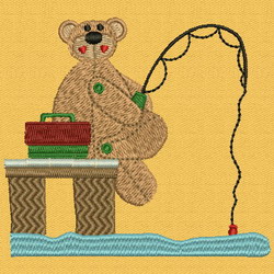 Button Bears 21 machine embroidery designs