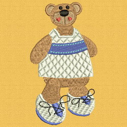Button Bears 25 machine embroidery designs