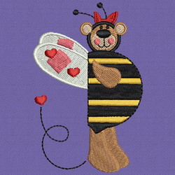 Bumbling Honey Bears 10 machine embroidery designs