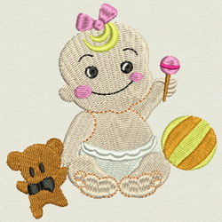 Lovely Baby 05 machine embroidery designs