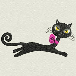 Black Cat 06 machine embroidery designs