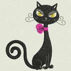 Black Cat 10 machine embroidery designs