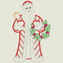 Vintage Christmas Santa 03(Sm) machine embroidery designs