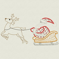 Vintage Christmas Santa 10(Lg) machine embroidery designs