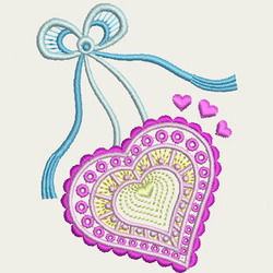 Victorian Hearts 05 machine embroidery designs