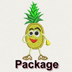 Fruit Face machine embroidery designs