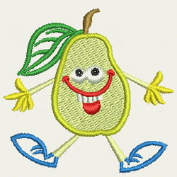 Fruit Face 02 machine embroidery designs