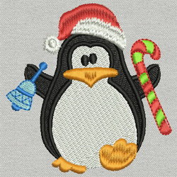 Adorable Penguin 03 machine embroidery designs