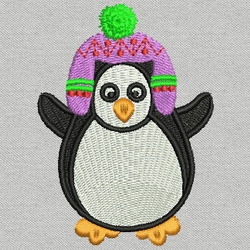 Adorable Penguin 10 machine embroidery designs