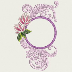 Decorative Flowers 01 machine embroidery designs