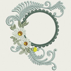 Decorative Flowers 03 machine embroidery designs