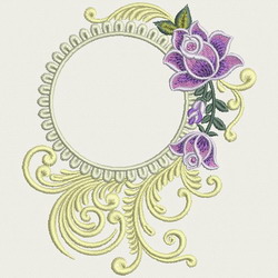 Decorative Flowers 04 machine embroidery designs