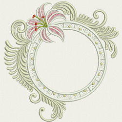 Decorative Flowers 05 machine embroidery designs