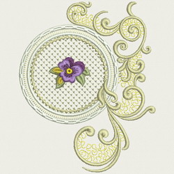 Decorative Flowers 06 machine embroidery designs