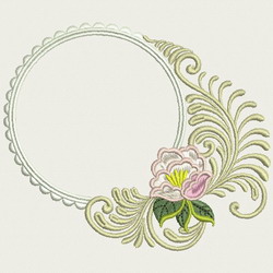 Decorative Flowers 08 machine embroidery designs