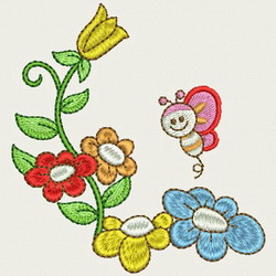 Cute Bee(SM) 01 machine embroidery designs