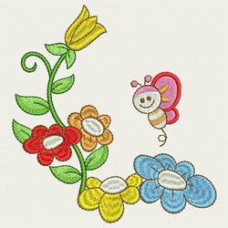 Cute Bee(LG) 01 machine embroidery designs